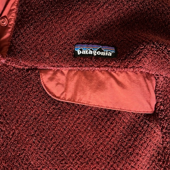 Patagonia retool dark red snap fleece - Picture 3 of 4